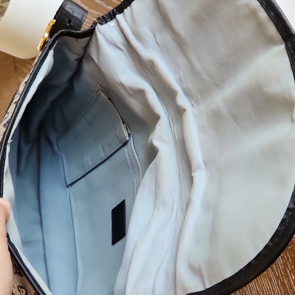 LOUIS VUITTON Mini Lin Navy Blue Crossbody/ Shoulder Bag - Picture 15 of 17